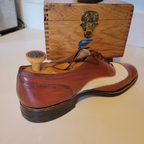 Florsheim Shoe Co. Suede Spectator 1950\'s